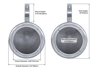 MAC525W White 5.25" Tower Speaker Pods 2-Pack + MAC360W Swivel Clamps Bundle