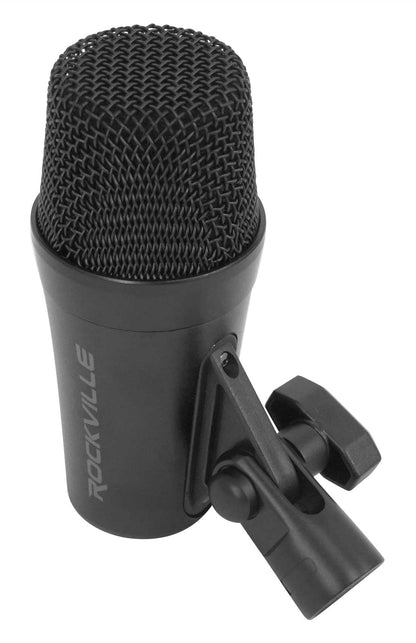 PRO‑D7 Drum Mic Kit + Stands and XLR Cables Bundle