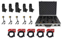 PRO‑D5 Drum Mic Kit + XLR Cables 5-Pack Bundle
