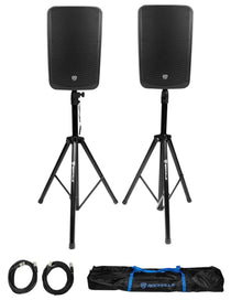 TITAN 15 2-Pack + Stands & XLR Cables Bundle