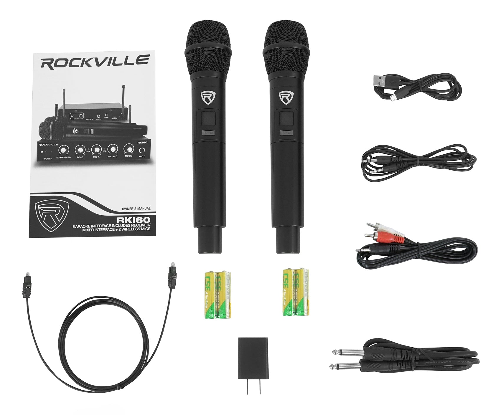 RKI60 Dual UHF Mics + HTS56 5.1 Home Theater Bundle