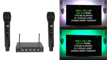 RKI60 Dual UHF Mics + USB RGB TV Backlight Bundle