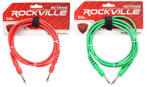 RCTR106 6' TRS 2-Pack + Color Cables Bundle