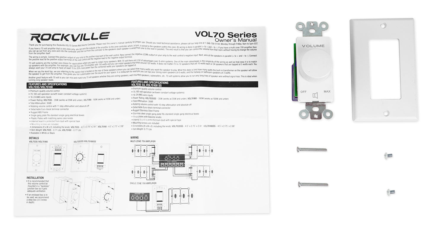 RCS80-1 + VOL7035, CC80T, and CC65T Bundle