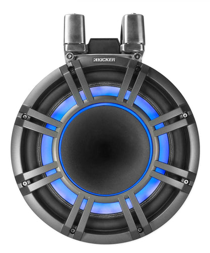 KICKER KMTC11 HLCD 11" Wakeboard Tower Speakers+4) 8" LED Speakers+6-Channel Amp