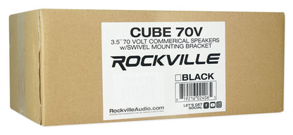 RCS350‑6 + Cube 70V Black 6-Pack + Mic & Controller Bundle