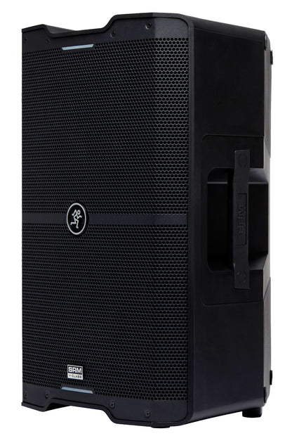 2 Mackie SRM210 V-Class 10” 2000w Powered Bluetooth PA DJ Speakers+Stands+Covers