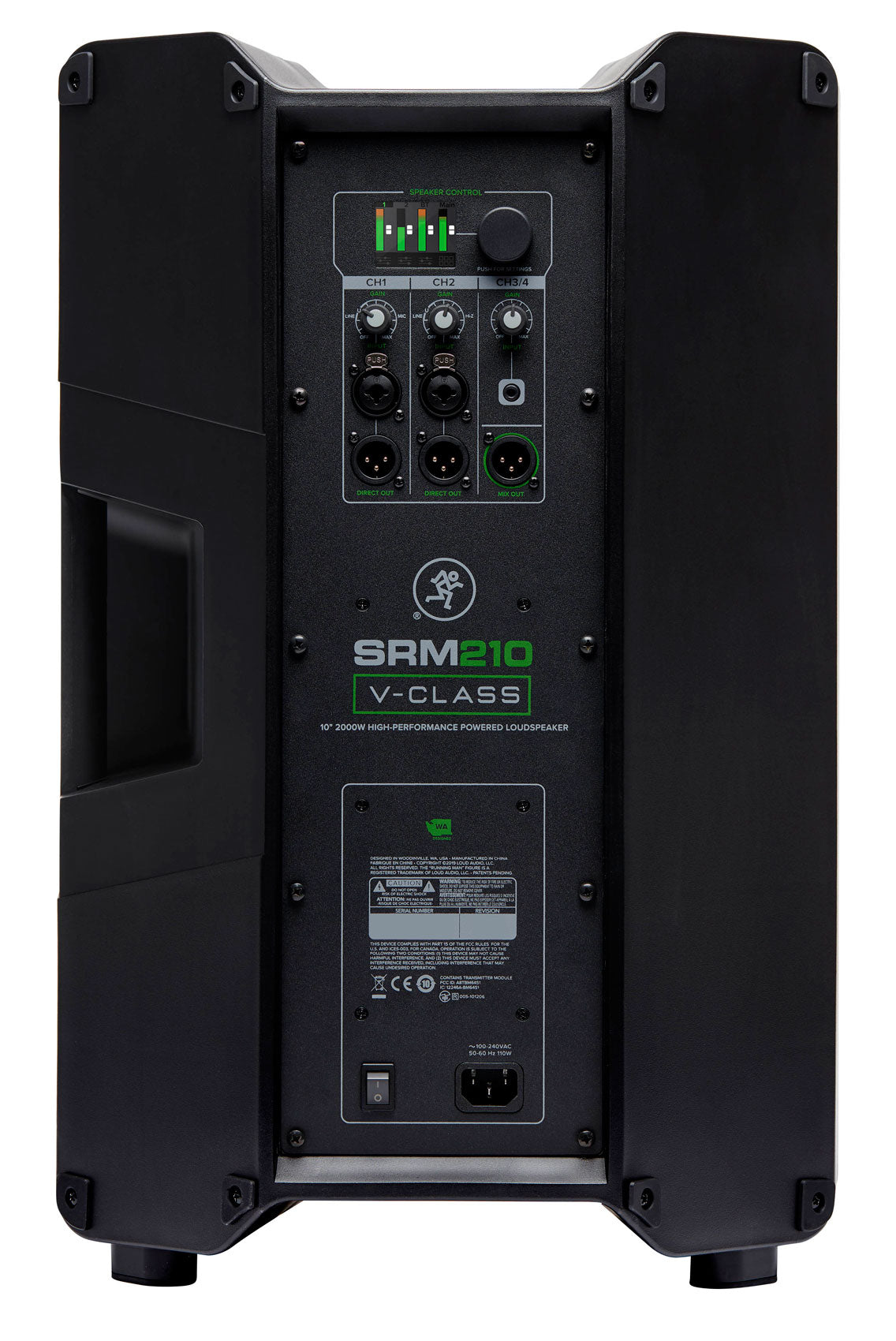 2 Mackie SRM210 V-Class 10” 2000w Powered Bluetooth PA DJ Speakers+Stands+Covers