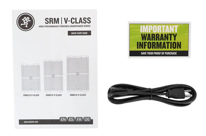 2 Mackie SRM210 V-Class 10” 2000w Powered Bluetooth PA DJ Speakers+Stands+Covers