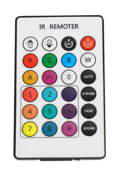 BEST PAR 50 White 12-Pack + ROCKFORCE W4 Controller Bundle