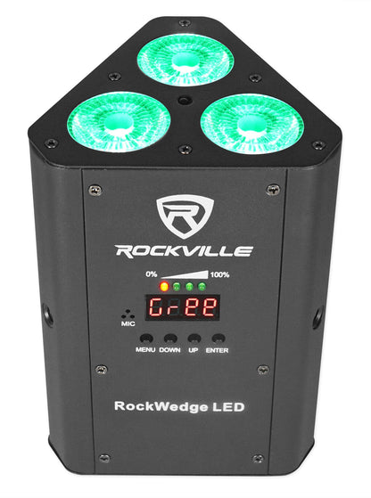 RockWedge LED 12-Pack + ROCKFORCE W4 Controller Bundle