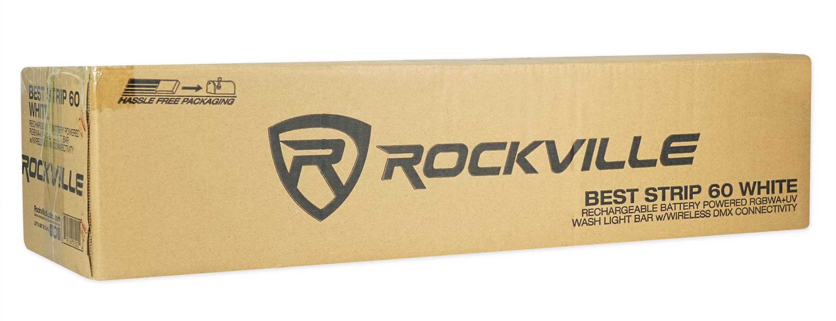 BEST STRIP 60 White 2-Pack + ROCKFORCE W4 DMX Controller Bundle