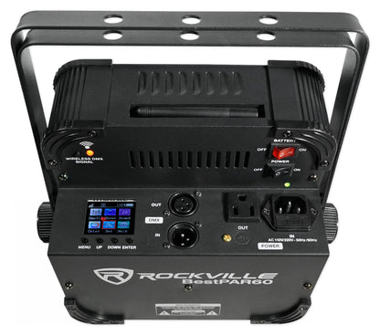 BEST PAR 60 6-Pack + ROCKFORCE W4 DMX Controller Bundle