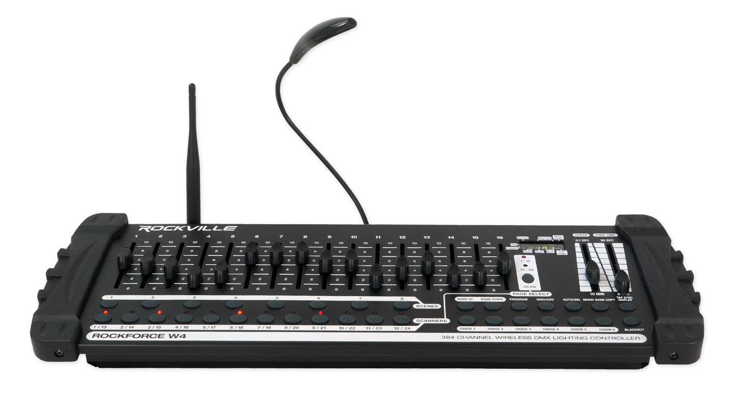 RockWedge LED 6-Pack + ROCKFORCE W4 Controller Bundle