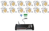 BEST PAR 60 White 12-Pack + ROCKFORCE W4 DMX Controller Bundle