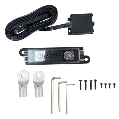 dBcomp4 Mono Amplifier + 0 AWG OFC Amp Kit Bundle