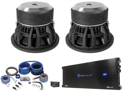 Destroyer 12D1 2-Pack + dBcomp5 Mono Amplifier Bundle