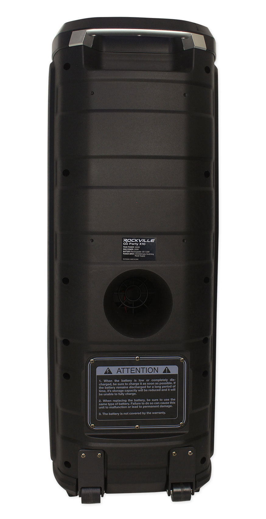 Go Party X10 Karaoke System with 3 Microphones