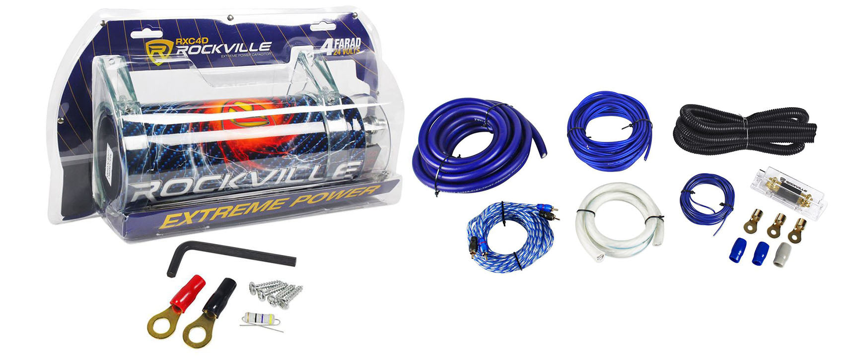 RXC4D + RWK01 0 AWG Amp Kit Bundle