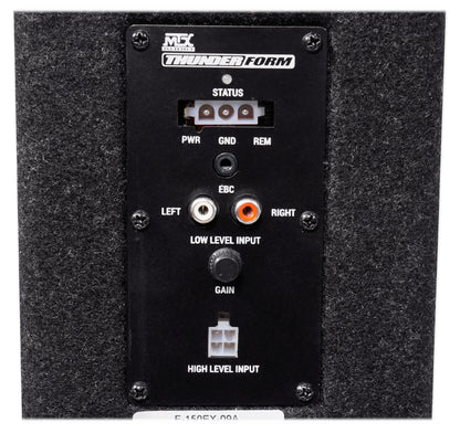 10 inch MTX Subwoofer+Sealed Sub Enclosure For 09-15 Ford F-150 Super Cab+ROCKBAR