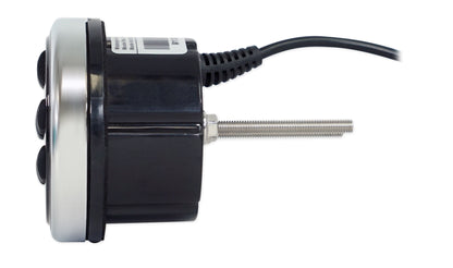 KICKER KMC3 Digital Media Receiver w/Bluetooth+Remote+2) 6.5" Black LED Speakers