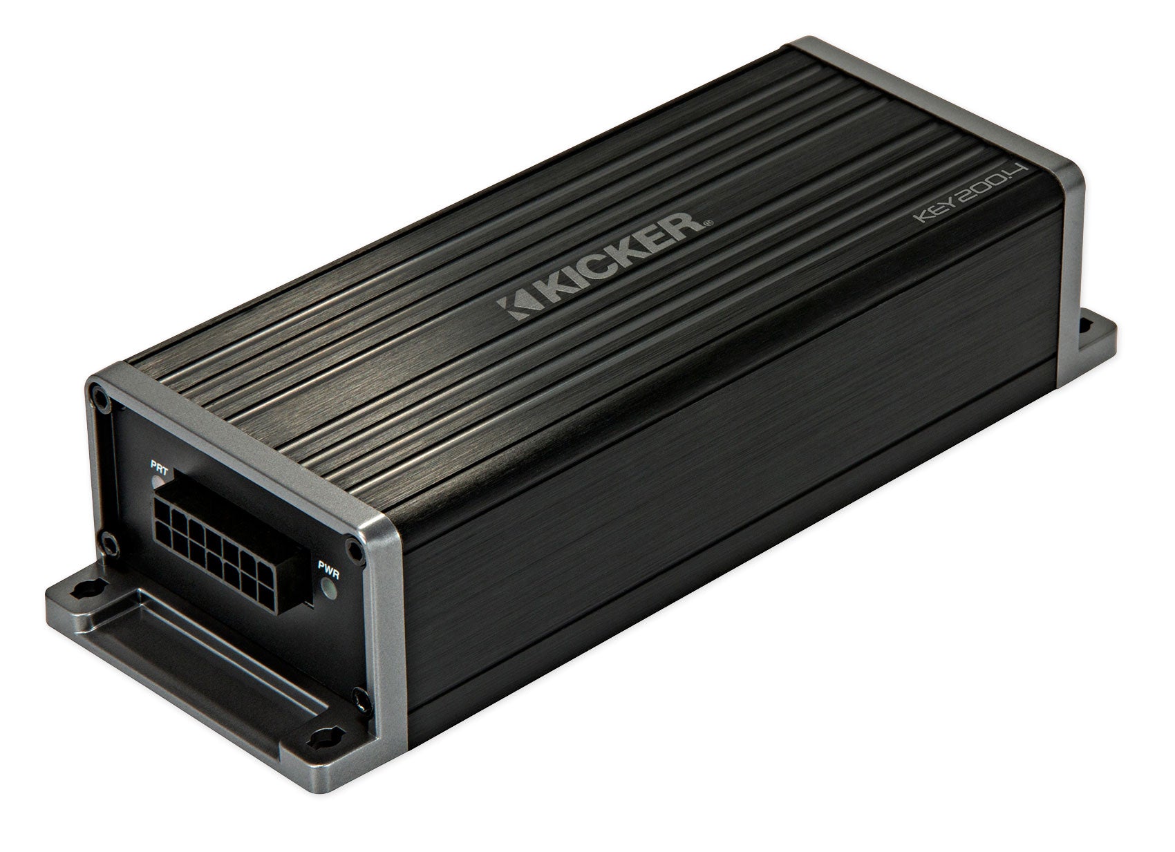 KICKER KEY2004 200w 4-Channel Smart Amplifier w/Auto-EQ/Processor+Amp Wire Kit