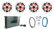 RKL65MBW 4-Pack + DBM45 Marine Amplifier Bundle