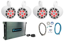 RKL80MW White 2-Pack + DBM45 Marine Amplifier Bundle
