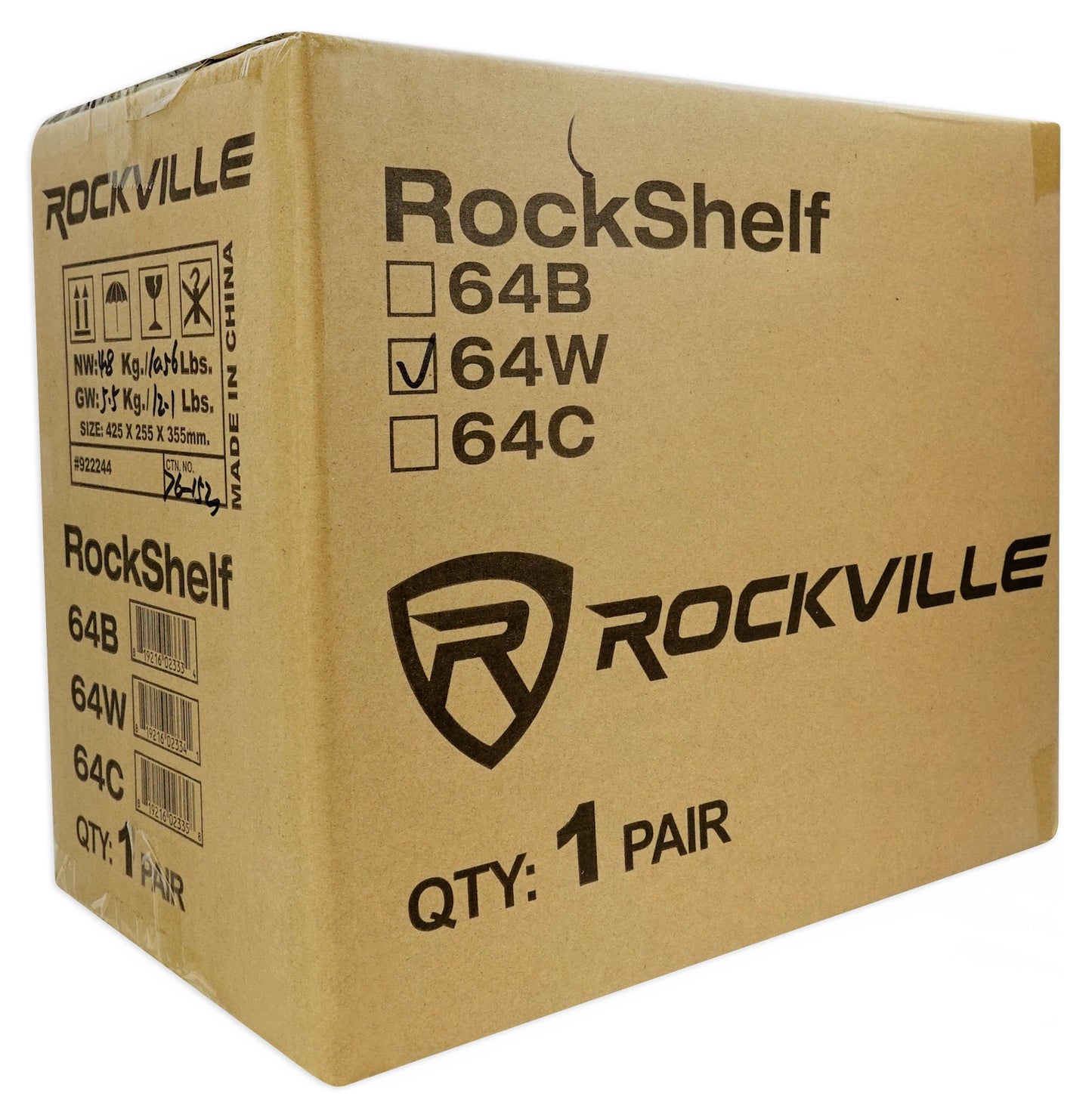 RockShelf 64W White + RS21W Stands Bundle