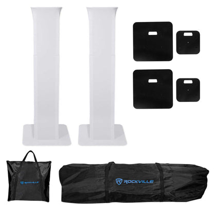 RTP82W White 2-Pack + Black Totem Plates Bundle