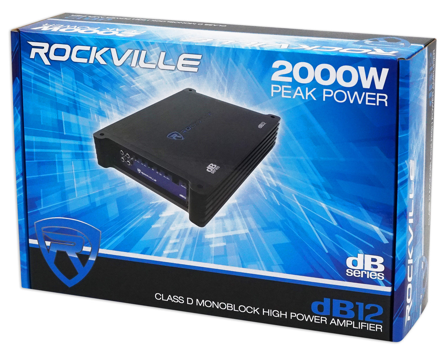 Rockville W15K5S2 + dB12 Mono Amplifier Bundle