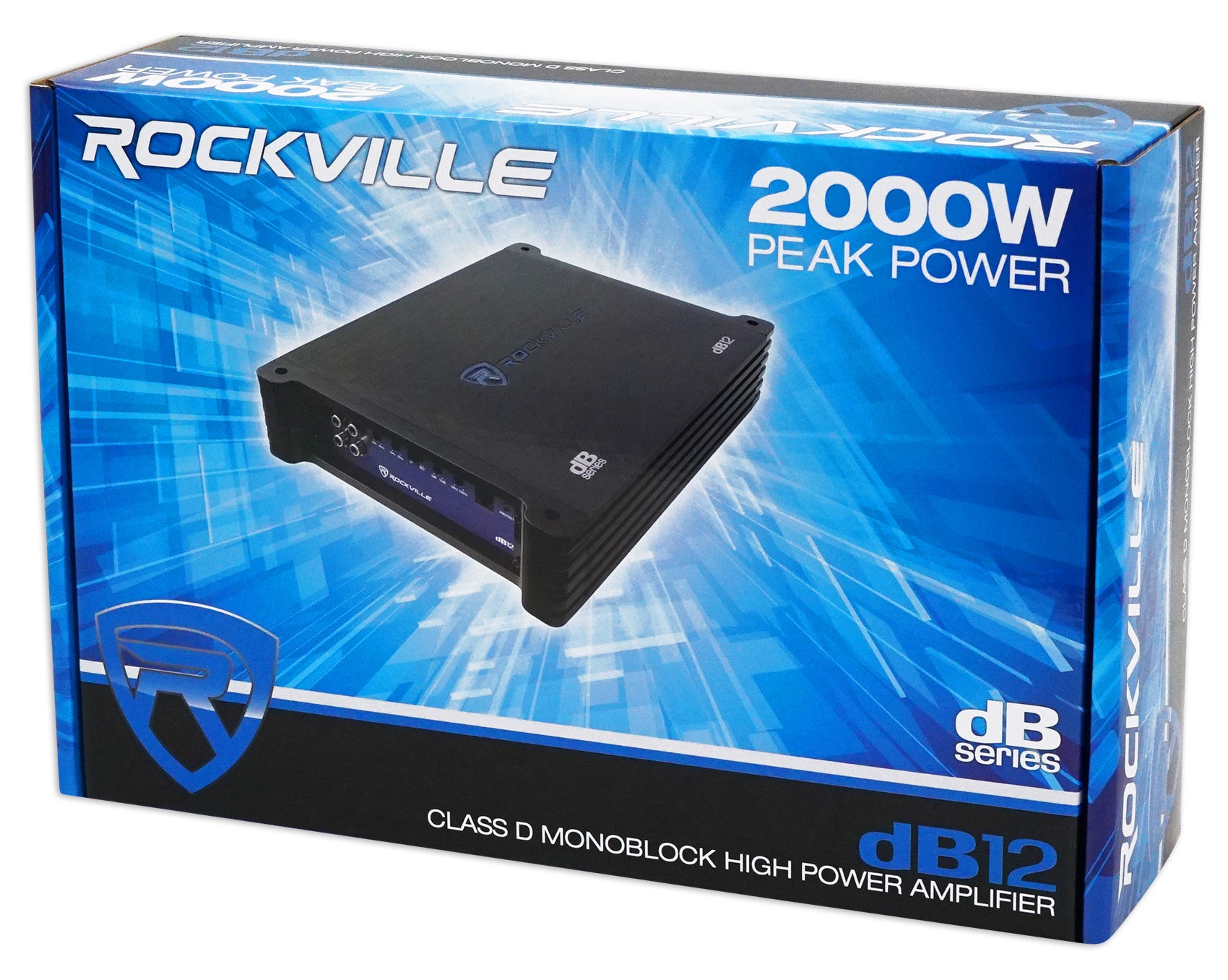 Rockville W15K5S2 + dB12 Mono Amplifier Bundle