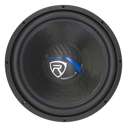 Rockville 15" Subwoofers 2-Pack + KRYPTON-M3 Mono Amplifier Bundle