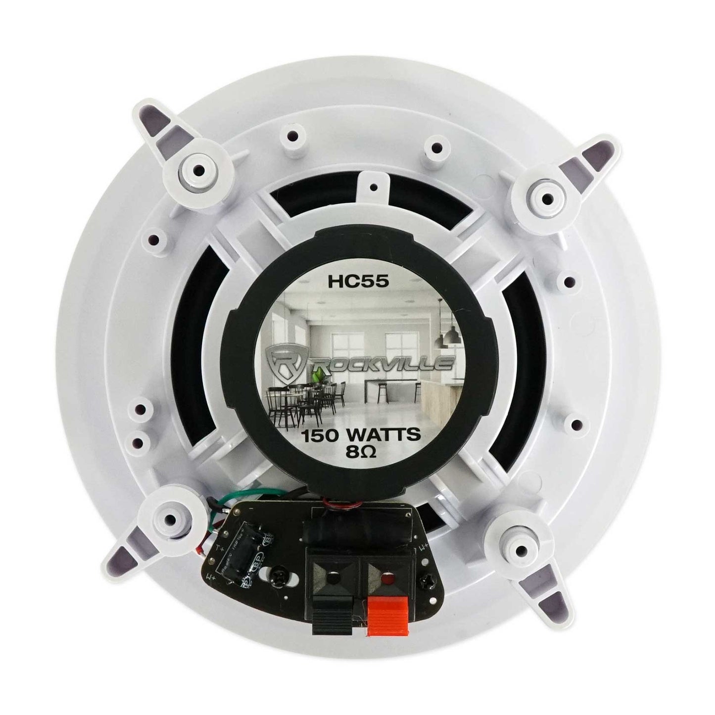 RPA60BT 2-Pack + HC55 White In‑Ceiling Speakers Bundle