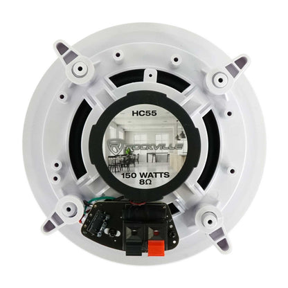 RPA60BT 2-Pack + HC55 White In‑Ceiling Speakers Bundle