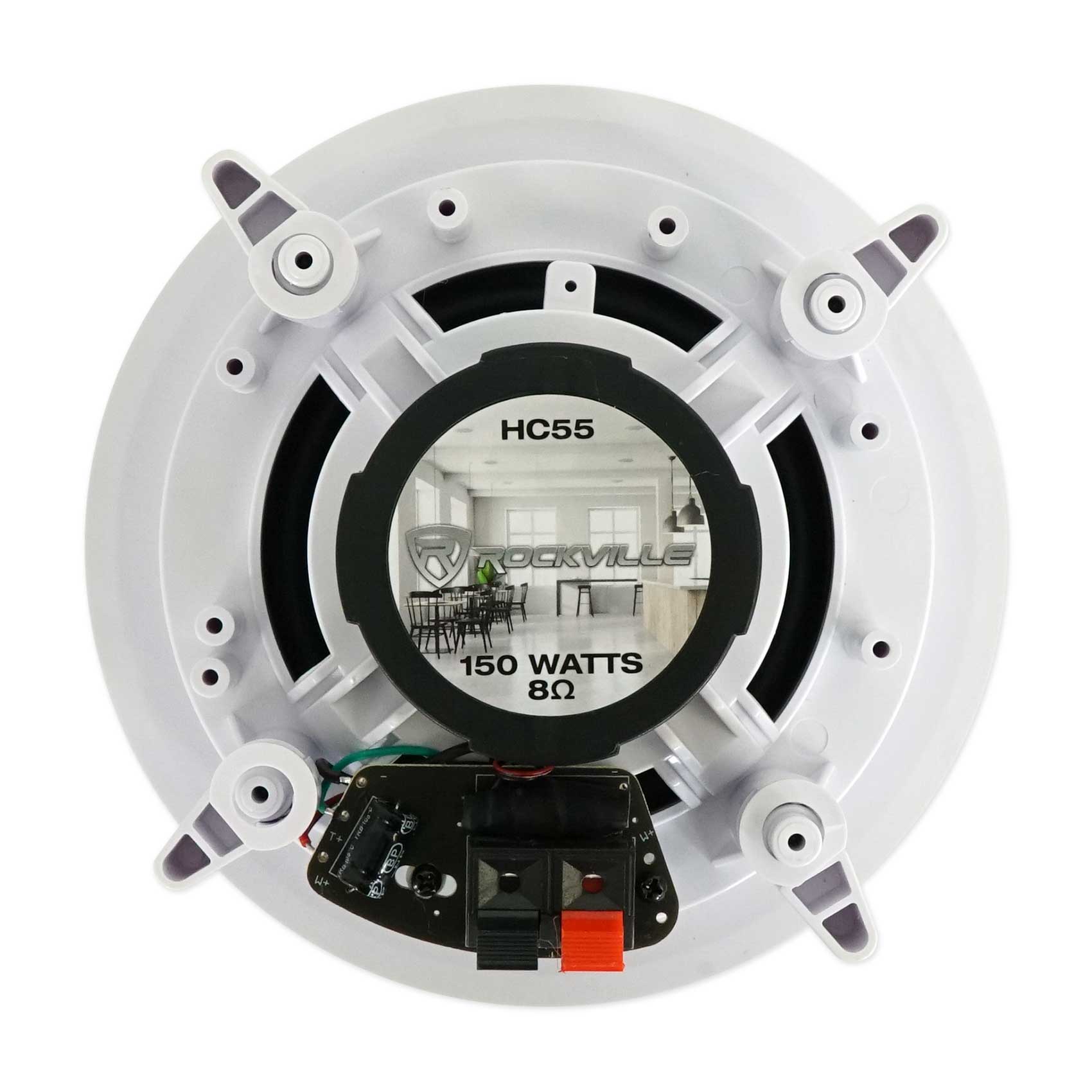 RPA60BT 4-Pack + HC55 White In‑Ceiling Speakers Bundle