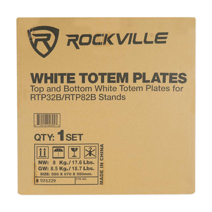 White Totem Plates