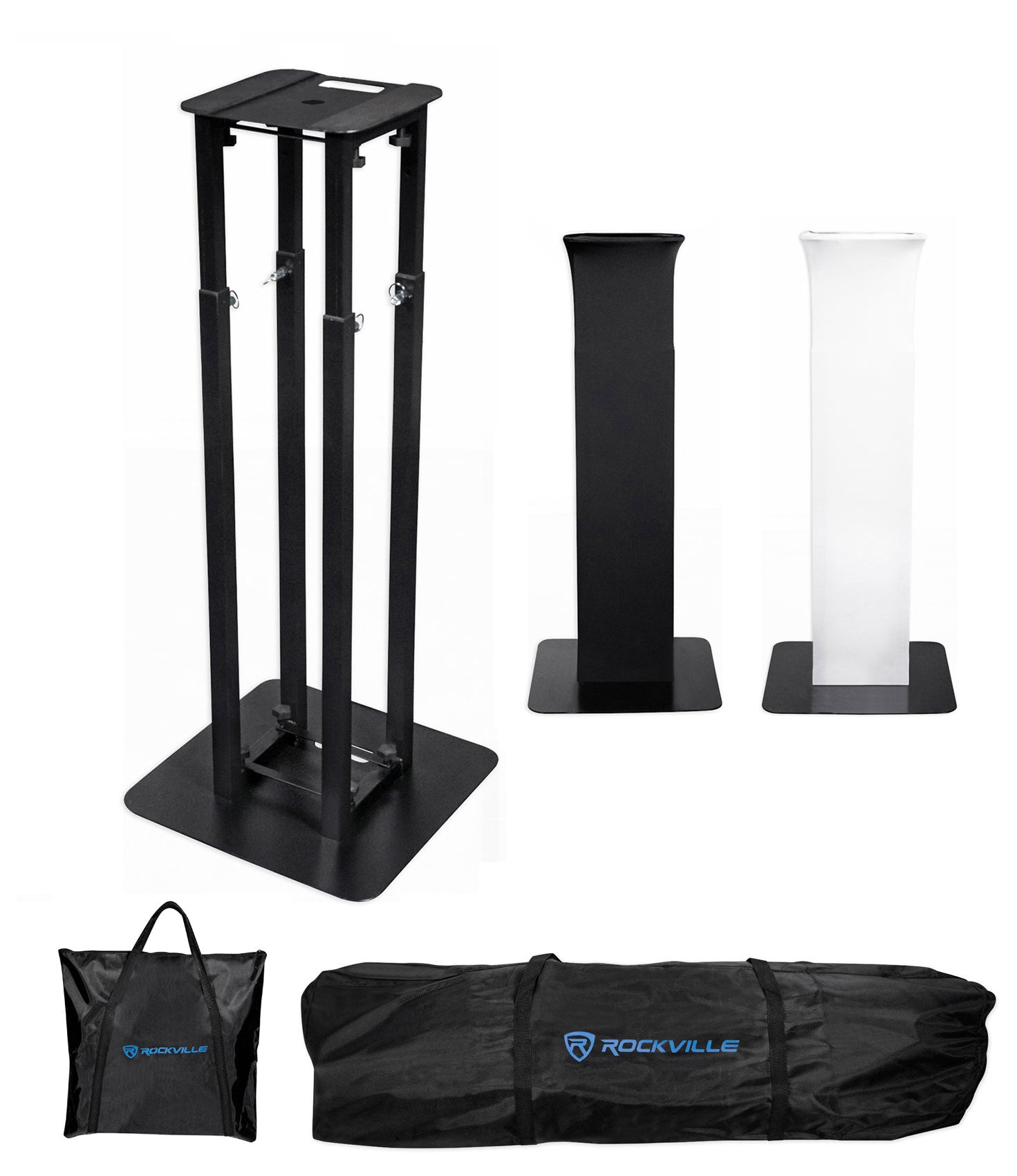 RTP82B Black 2-Pack + White Totem Plates Bundle