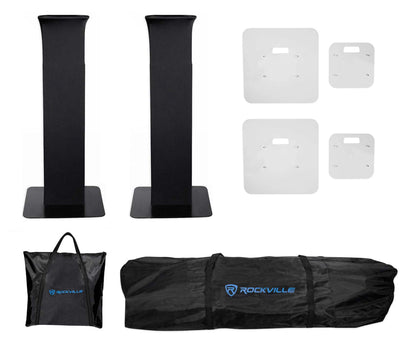 RTP82B Black 2-Pack + White Totem Plates Bundle