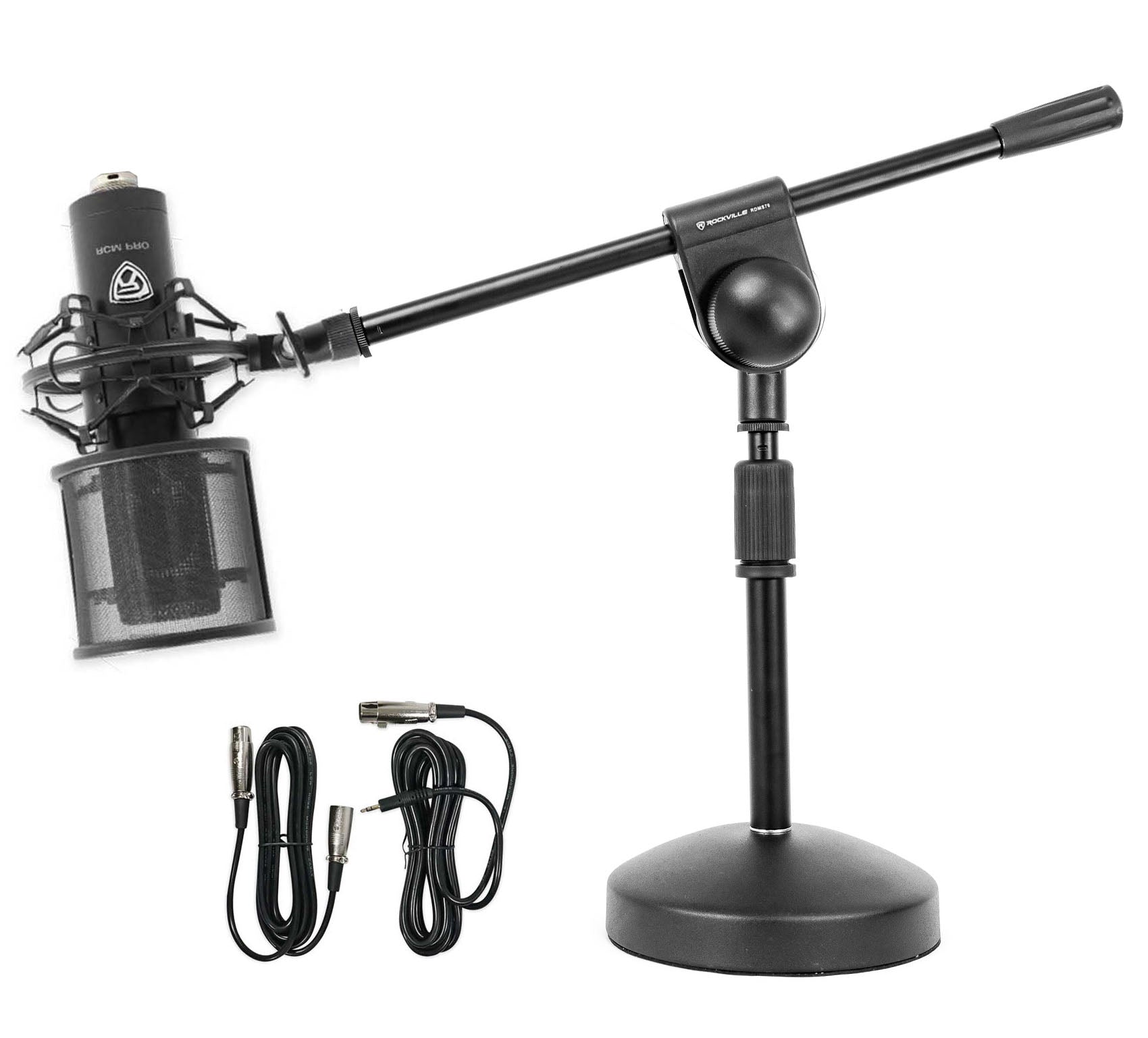 RCM PRO Microphone + RDMS70 Desktop Boom Stand Bundle