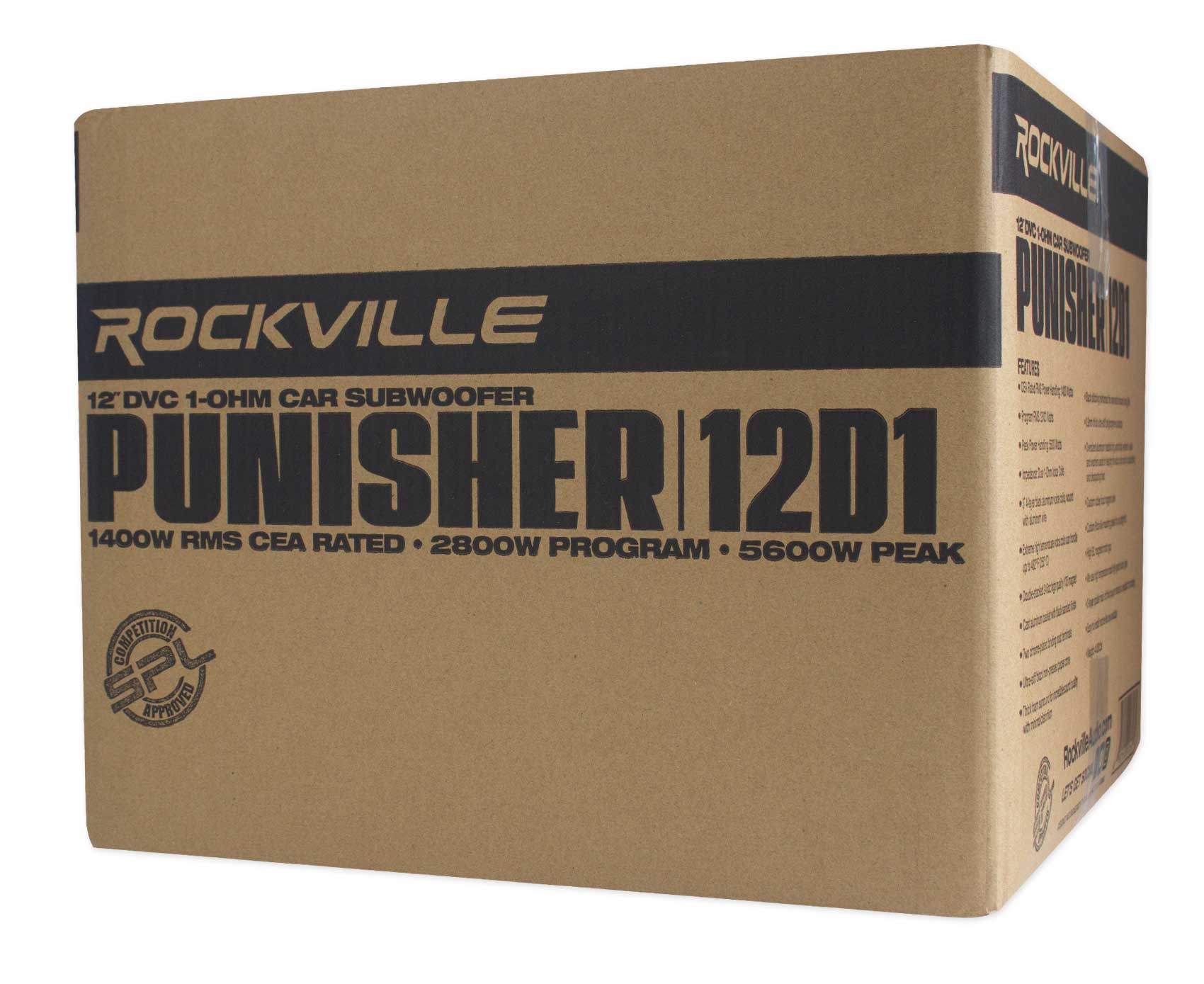 Punisher 12D1 2-Pack + dBcomp4 Mono Amplifier Bundle