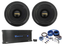 Punisher 12D1 2-Pack + dBcomp4 Mono Amplifier Bundle