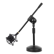 Desktop Boom Mic Stand + Studio Shock Mount Bundle