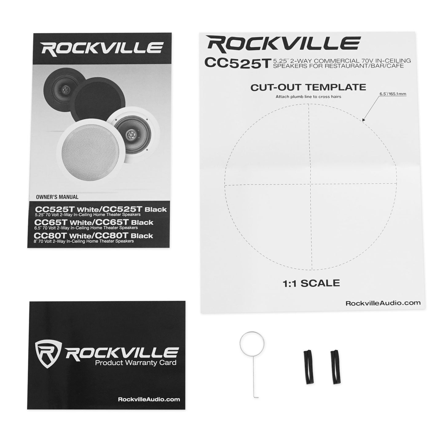 CC525T Black 4-Pack + RCS80-1 Bundle