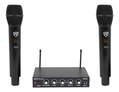 RKI60 Dual UHF Mics + HTS45 5.1 Home Theater Bundle