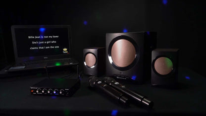 RKI60 Dual UHF Mics + HTS45 5.1 Home Theater Bundle