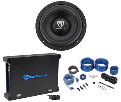 W10K6D4 V2 10" Subwoofer + dB12 Amplifier Bundle