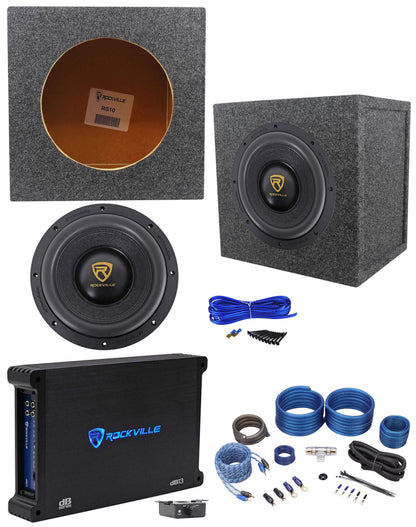 W10K9D4 10" Subwoofer + dB13 Amplifier Bundle