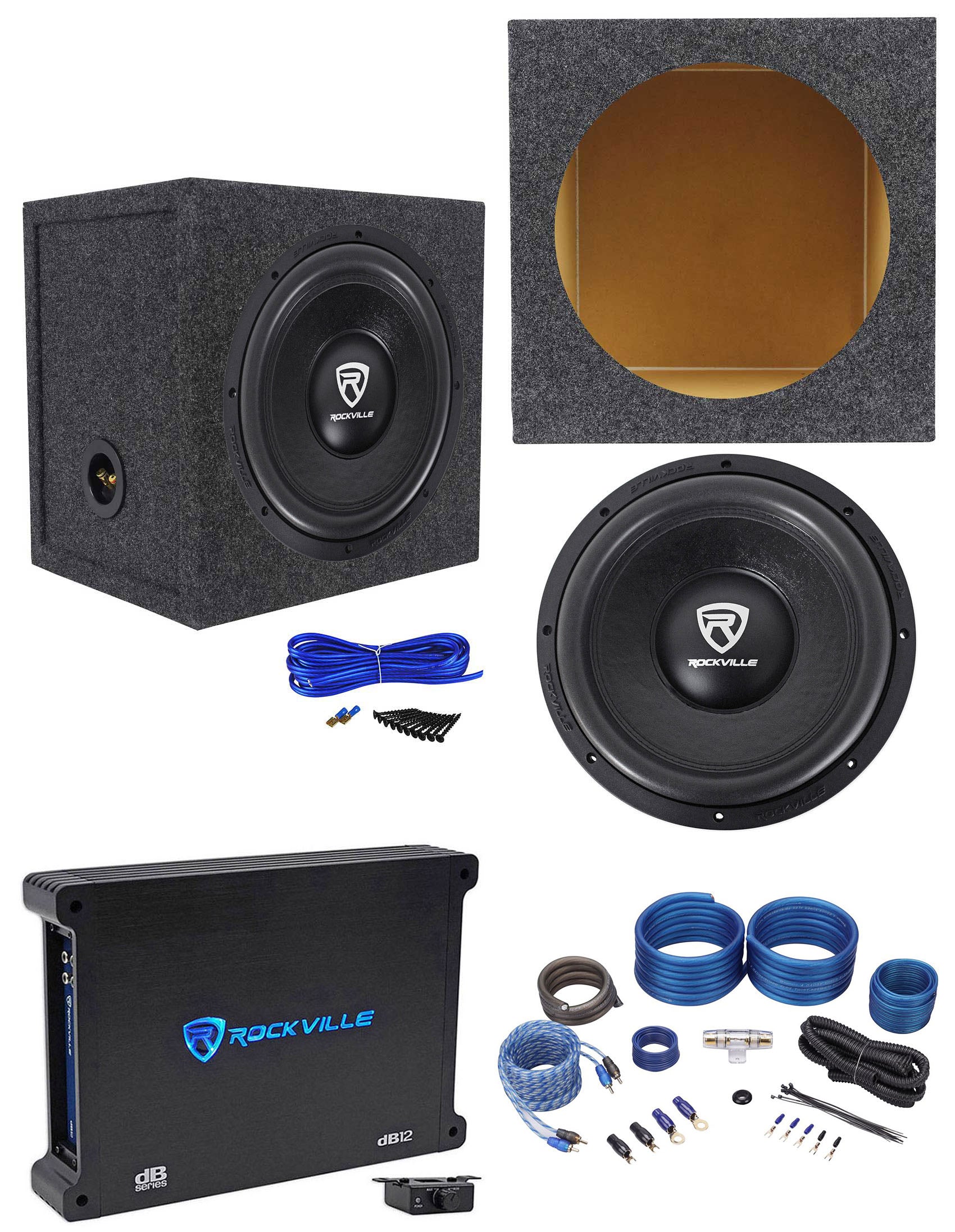 W12K6D4 V2 12" Subwoofer + dB12 Mono Amp Bundle