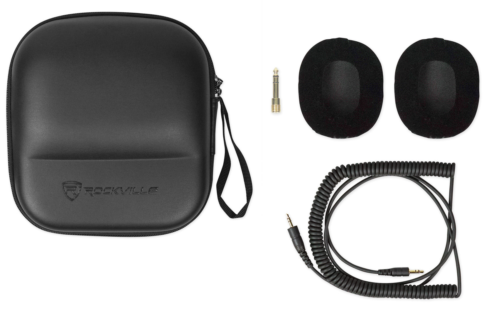 PRO‑M50 SR Headphones 4-Pack + RHPA4 Headphone Amplifier Bundle